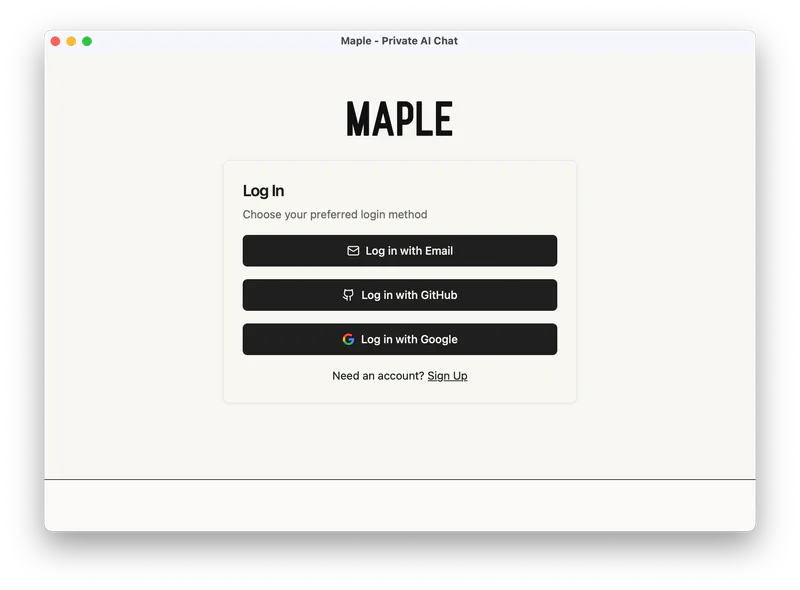 Same easy user experience, with the same strong privacy