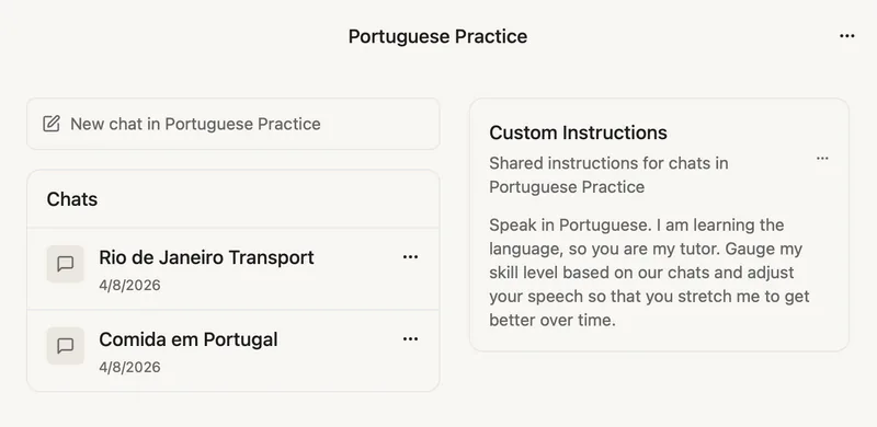 Organize Maple with Projects, Shared Context, and Pinned Chats